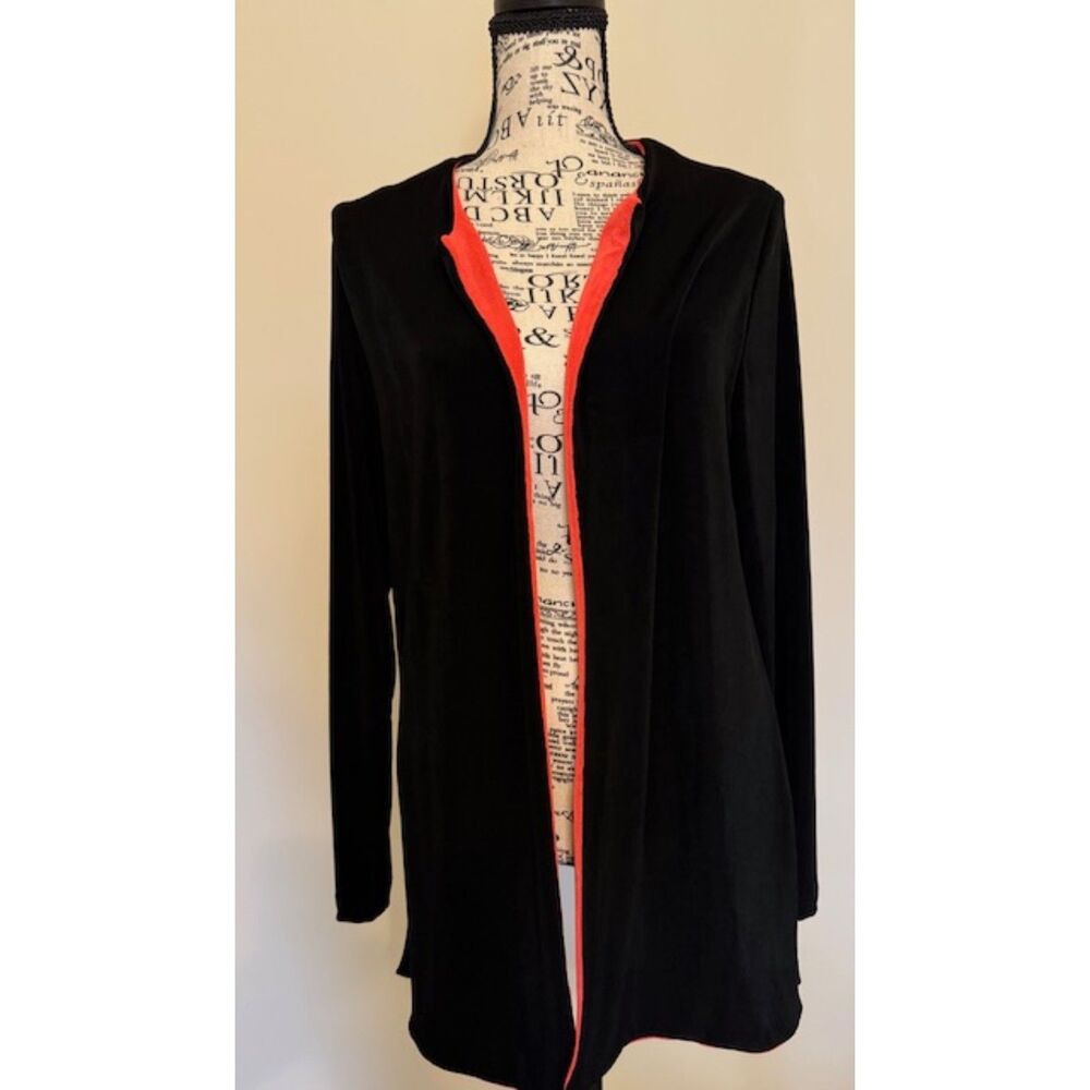 Coldwater Creek Contrast Trim Cardigan and matching tank - size Medium